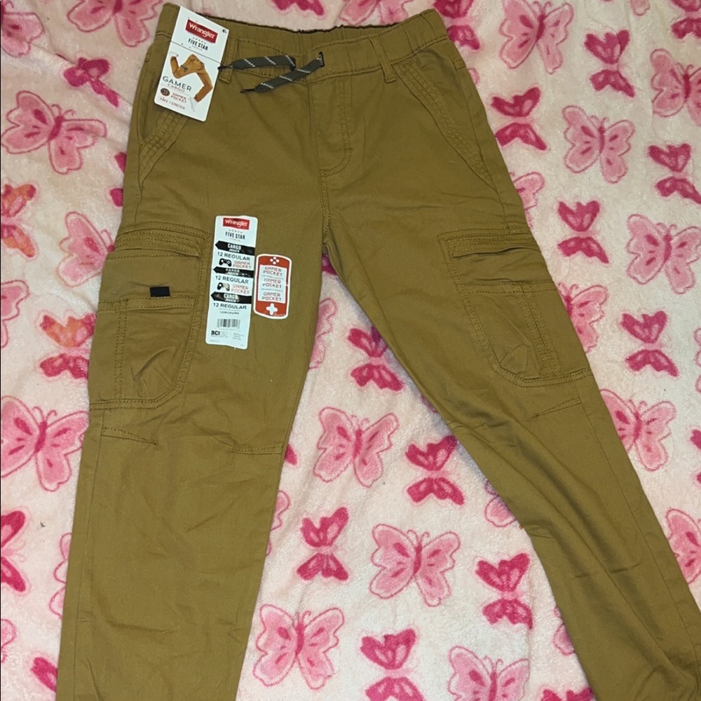 Boys wrangler cargo joggers size 12